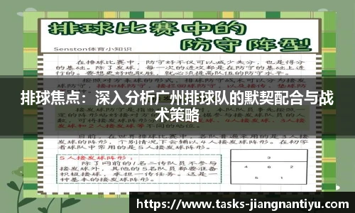 排球焦点：深入分析广州排球队的默契配合与战术策略